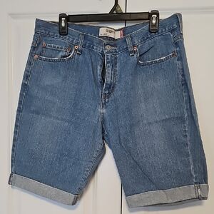 Women's Levi's Blue Jean Bermuda Shorts